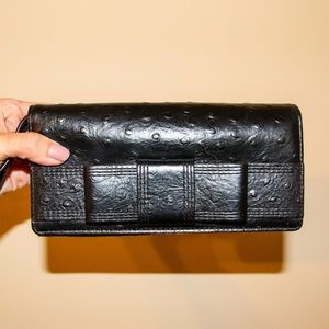 Kate Spade Women's Black Villabella Bow Wristlet